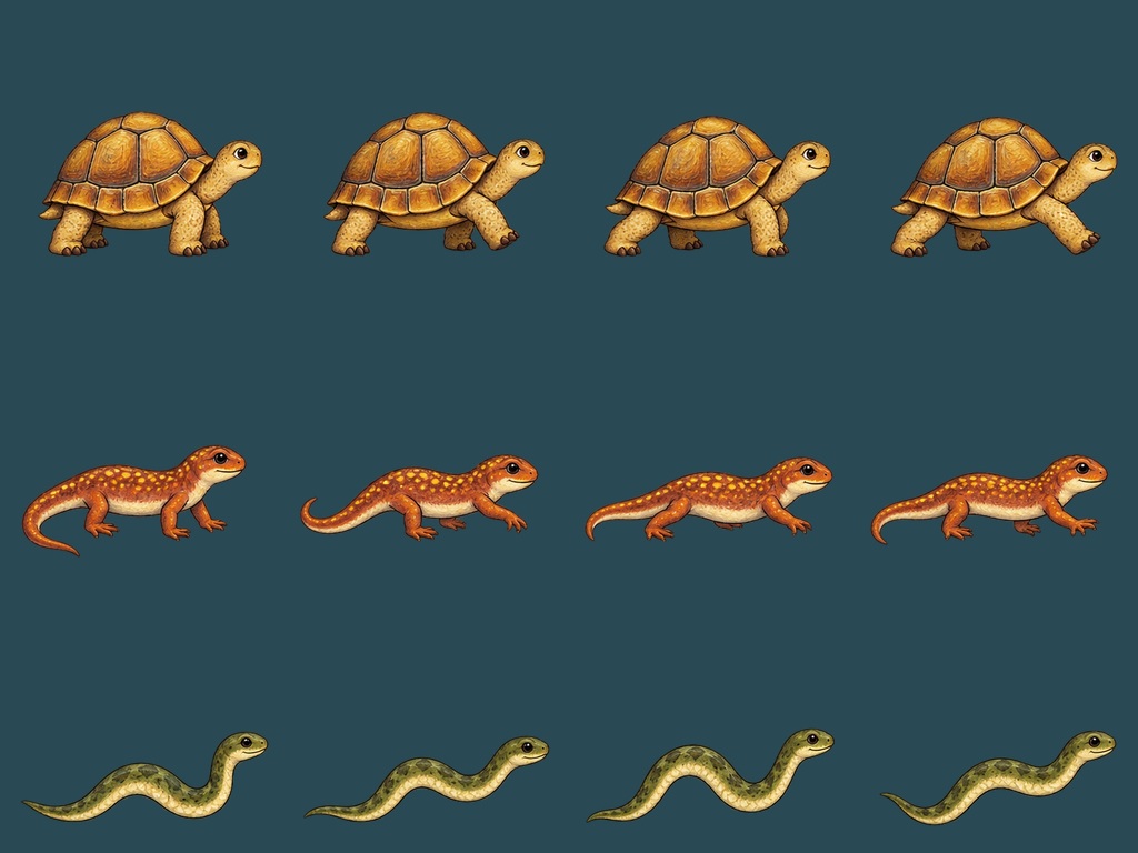 Cross-biome animal pose sheet