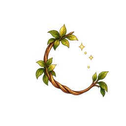 Freed open leafy vine